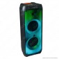 Immagine 5 - V-Tac Audio VT-6310-2 Soundor 100W con Bluetooth Karaoke LED RGB
