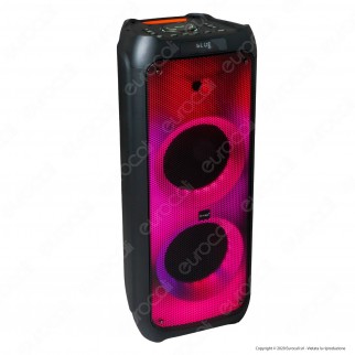 V-Tac Audio VT-6310-2 Soundor 100W con Bluetooth Karaoke LED RGB