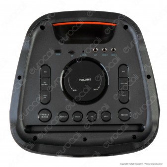 V-Tac Audio VT-6310-2 Soundor 100W con Bluetooth Karaoke LED RGB