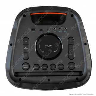 V-Tac Audio VT-6310-2 Soundor 100W con Bluetooth Karaoke LED RGB