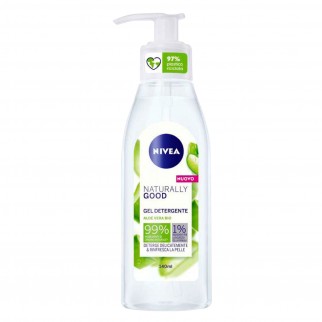 Nivea Naturally Good Gel Detergente - Flacone da 140ml