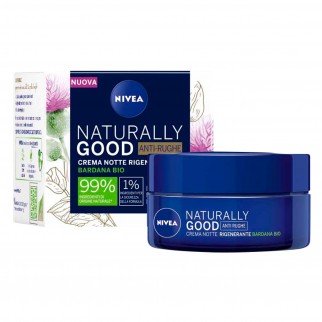 Nivea Naturally Good Crema Notte Anti Rughe - Barattolo da 50ml
