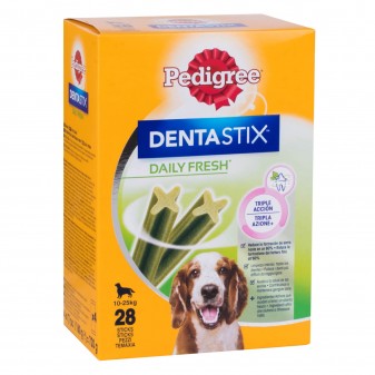 112 Pedigree Dentastix Fresh Medium per l'igiene orale del cane - 4 Confezioni da 28 Stick