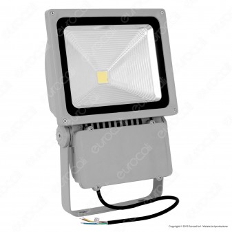 V-Tac VT-47100 Faretto LED 100W da Esterno colore Grigio - SKU 5368 /