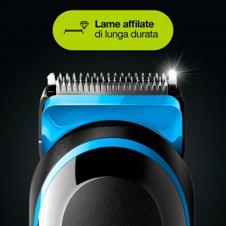 Braun Trimmer MGK3242 Rifinitore Multiuso Uomo 7in1 con Rasoio