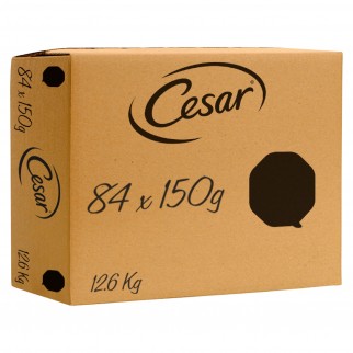84 Vaschette Cesar Selezione 6 Gusti Cibo per Cani con Pollo, Manzo