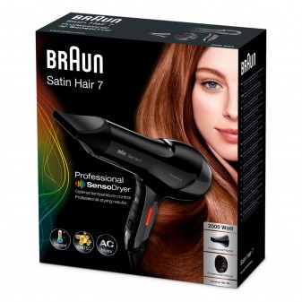Braun Asciugacapelli Satin Hair 7 SensoDryer HD785 con Beccuccio