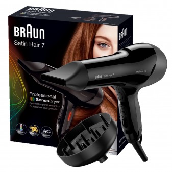 Braun Asciugacapelli Satin Hair 7 SensoDryer HD785 con Beccuccio