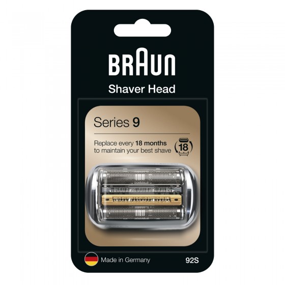 Braun Testina di Ricambio 92S per Rasoi Elettrici Braun Series 9 Braun Testina di Ricambio 92S per Rasoi Elettrici Braun Series 9
