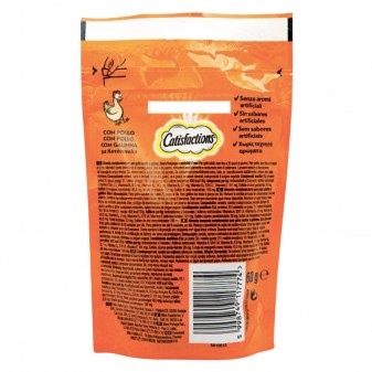 6 Confezioni di Catisfactions Snack al Pollo per Gatti da 60g