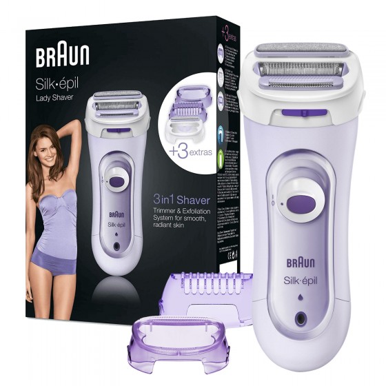 Braun Silk-épil LS5-560 Epliatore Elettrico 3in1 Senza Fili per Donne Braun Silk-épil LS5-560 Epliatore Elettrico 3in1 Senza Fili per Donne
