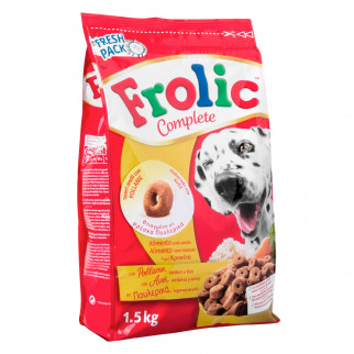 2 Sacchetti di Frolic Cibo Semi Umido per Cani con Carni Bianche