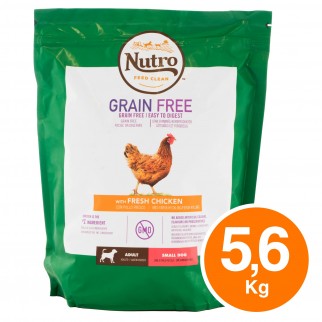 4 Buste di Nutro Grain Free con Pollo Fresco Cibo per Cani Adulti di