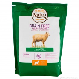 4 Buste di Nutro Grain Free Puppy Agnello per Cuccioli di Cane da