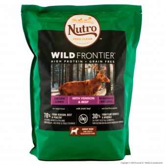 4 Buste di Nutro Wild Frontier con Manzo Pollame e Cervo Cibo Secco