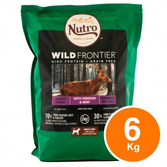 4 Buste di Nutro Wild Frontier con Manzo Pollame e Cervo Cibo Secco