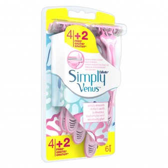 Gillette Simply Venus Rasoio Usa e Getta a 3 Lame da Donna - Blister