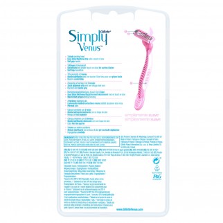 Gillette Simply Venus Rasoio Usa e Getta a 3 Lame da Donna - Blister
