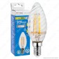 V-Tac VT-1985D Lampadina LED E14 4W Candela Twist Filamento Dimmerabile - SKU 4367 [TERMINATO]