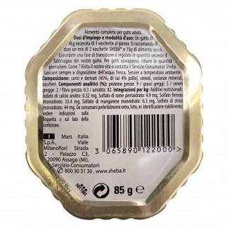 44 Vaschette Sheba Selezione in Salsa Cibo per Gatti al Gusto Vitello
