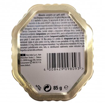 44 Vaschette Sheba Sauce Lover Cibo per Gatti con Tonno in Salsa da