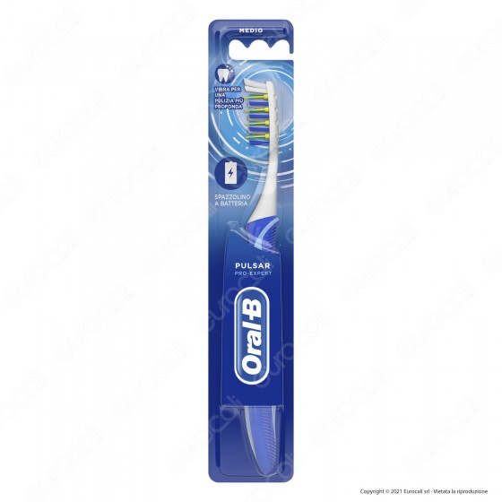 Oral-B Pro Expert Pulsar Spazzolino Manuale Vibrante con Batteria Oral-B Pro Expert Pulsar Spazzolino Manuale Vibrante con Batteria