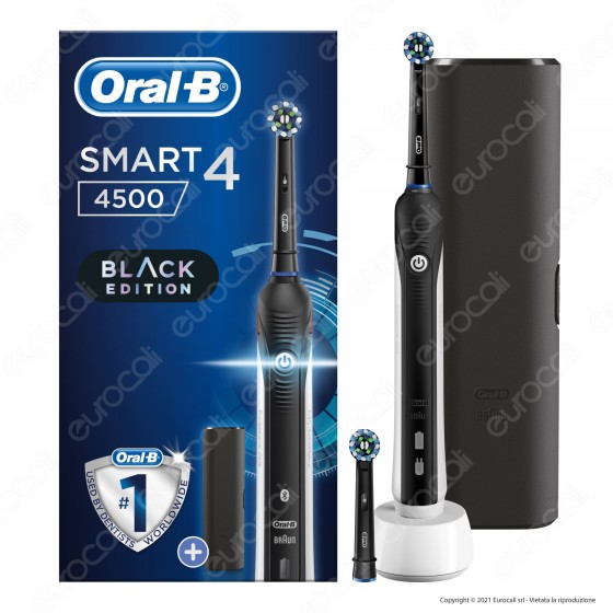 Oral-B Smart 4 4500 Cross Action Spazzolino Elettrico Bluetooth Oral-B Smart 4 4500 Cross Action Spazzolino Elettrico Bluetooth