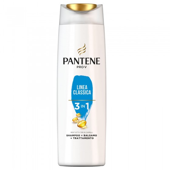 Pantene Pro-V Linea Classica 3in1 Shampoo + Balsamo + Trattamento - Flacone da 225ml