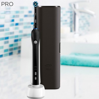Oral-B Pro 1 750 Cross Action Spazzolino Elettrico Ricaricabile Nero
