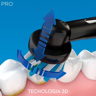 Oral-B Pro 1 750 Cross Action Spazzolino Elettrico Ricaricabile Nero