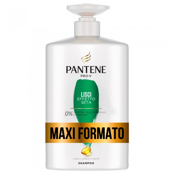 Pantene Pro-V Lisci Effetto Seta Shampoo Lisciante per Capelli Opachi Pantene Pro-V Lisci Effetto Seta Shampoo Lisciante per Capelli Opachi