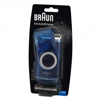 Braun Rasoio Elettrico da Barba Da Viaggio Mobile Shave M60