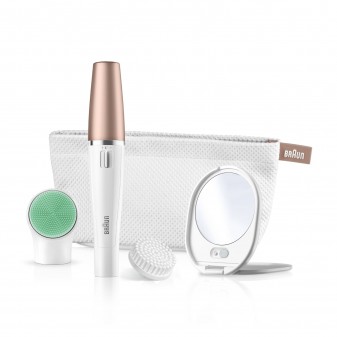 Braun FaceSpa 851V Epilatore Viso Donna 3in1 Rivitalizza e Deterge la