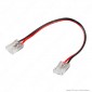 V-Tac Connettore Flessibile per Strisce LED COB di Larghezza 8mm con Connettore 2 Pin - SKU 2664