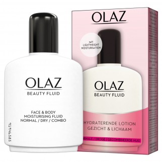 Olaz Beauty Fluid Lozione Viso e Corpo Idratante 24h Texture Leggera