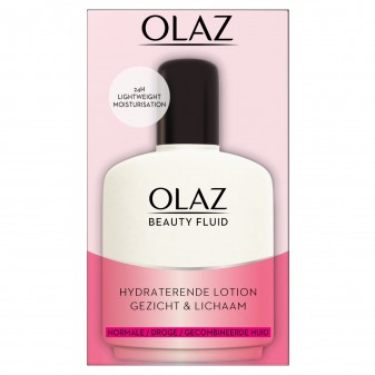 Olaz Beauty Fluid Lozione Viso e Corpo Idratante 24h Texture Leggera