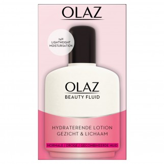 Olaz Beauty Fluid Lozione Viso e Corpo Idratante 24h Texture Leggera