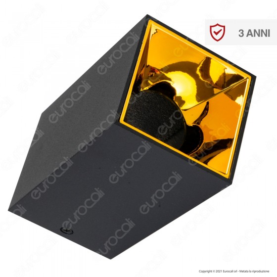 V-Tac VT-882 Supporto Portafaretto Fisso Nero Quadrato per Lampadine V-Tac VT-882 Supporto Portafaretto Fisso Nero Quadrato per Lampadine