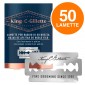 King C Gillette 50 Lame di  Ricambio per Rasoio di Sicurezza [TERMINATO]