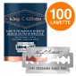 King C Gillette 100 Lame di  Ricambio per Rasoio di Sicurezza [TERMINATO]