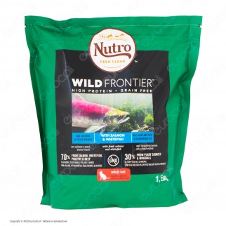 Nutro Wild Frontier con Salmone e Pesce Bianco Alimento Secco per