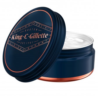 King C Gillette Balsamo Delicato Barba con Olio di Argan e Burro di