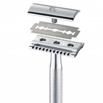 King C Gillette Double Edge Rasoio di Sicurezza con 45 Lame di