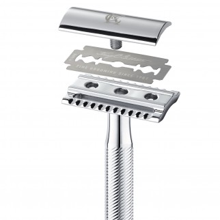 King C Gillette Double Edge Rasoio di Sicurezza con 45 Lame di