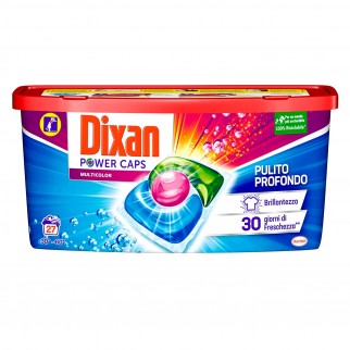 Dixan Power Caps Multicolor Detersivo in Capsule per Lavatrice -
