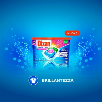 Dixan Power Caps Multicolor Detersivo in Capsule per Lavatrice -