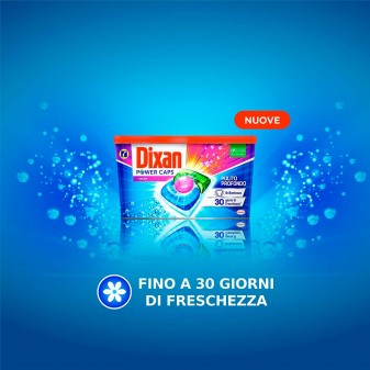 Dixan Power Caps Multicolor Detersivo in Capsule per Lavatrice -
