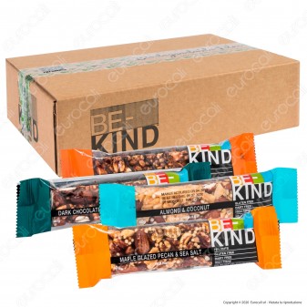 Be-Kind Kit Snack con 6 Gusti - Box da 18 Barrette da 40g