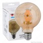 V-Tac VT-2019 Lampadina LED E27 8W Globo G95 Filamento Ambrata - SKU 7145