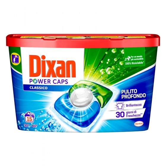 Dixan Power Caps Classico Detersivo in Capsule per Lavatrice - Dixan Power Caps Classico Detersivo in Capsule per Lavatrice -